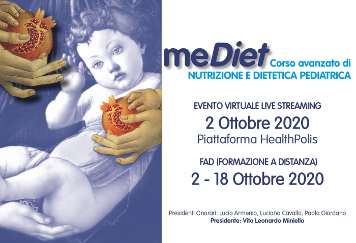 MEDIET - CORSO AVANZATO DI NUTRIZIONE E DIETETICA PEDIATRICA